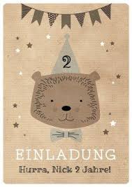 Einladung Zum 2 Geburtstag Mit Sussem Bar Einladungskarten Kindergeburtstag Einladungskarten Geburtstag Kind Geburtstagseinladungen Kinder