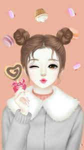 Serial animasi korea updated their profile picture. Enakei Gadis Animasi Ilustrasi Karakter Ilustrasi Lukisan