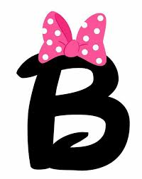 These printable minnie mouse bunting banner letters have a red and white polka dot background with two minnie mouse heads for decoration. Minnie Mouse Letter Font