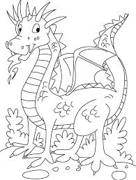 Messy colouring page with a bunch of stickers slapped on it. No Companion But This Dragon Is In Playful Mood Coloring Pages Coloring Home