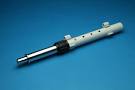 Spring loaded telescopic pole