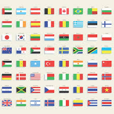 Alphabetical order country of the world · a. 10 Best Printable Country Flags Printablee Com