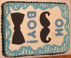 Mustache And Bow Tie Baby Shower Cake Cakecentral Com