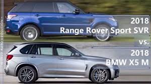 2018 Range Rover Sport Svr Vs 2018 Bmw X5 M Technical Comparison Youtube