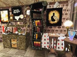 Almost wonderland, a magical and mystical place filled with a darker inspiration from alice in wonderland and other weird, twisted and fun elements of fantasy. Domain Expired Alice In Wonderland Room Alice In Wonderland Bedroom Kitchen Decor Themes