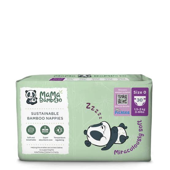 Mama Bamboo Sustainable Bamboo Nappies - Size 0 from £9.95 GBP | Ulula