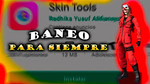 Playing using a skin or not using a skin does have a big impact in terms of damage. Me Pueden Banear Por Usar Skin Tools Skin Tools Baneo Free Fire Togo Youtube