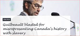 HISTORY OF INDIGENOUS & AFRICAN SLAVERY IN CANADA** ** ** **AND INDENTURED  SERVITUDE IN CANADA** When Canadians talk about slavery, we often point  with pride to the role our country played in the