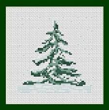 Free Christmas Cross Stitch Patterns Christmas Tree Mini
