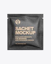 Download Kraft Sachet Mockup In Sachet Mockups On Yellow Images Object Mockups PSD Mockup Templates