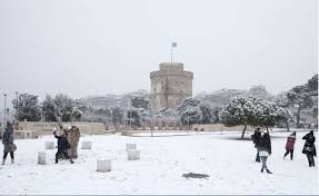 Η εθνική μετεωρολογική υπηρεσία εξέδωσε πριν από λίγο έκτακτο δελτίο επιδείνωσης καιρικών φαινομένων. Sta Leyka H 8essalonikh Meta Thn Epelash Toy Xionia Eikones