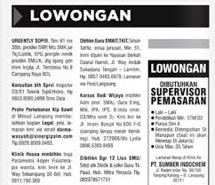 Lihat lowongan kerja di jora. Iklan Baris Lowongan Kerja Kompas Semarang Hari Ini