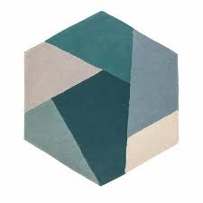 toulemonde bochart hexa bleu vloerkleed brokking vloerkledenspecialist vloerkleed vloerkleed groen wollen tapijt