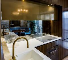 Mirror backsplash tiles for unique kitchen decor ideas. Sensational Kitchen Splashback Ideas Design Inspiration