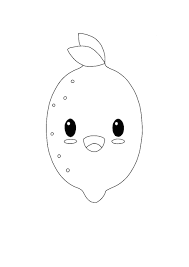 You can download free printable lemon coloring pages at coloringonly.com. Kawaii Lemon Coloring Pages 4 Free Kawaii Food Coloring Sheets 2020