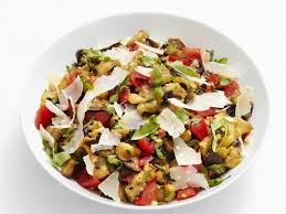 In a small bowl, whisk together salt, black pepper, sumac, mashed garlic, olive oil, vinegar and lemon juice until smooth. Italian Eggplant Salad Recipe Food Network Kitchen Food Network