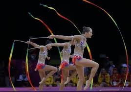 Dina averina of russia competes during the rhythmic gymnastics women's individual ball qualification of the world games on july 21, 2017 in wroclaw, poland. London Olympics Rhythmic Gymnastics August 12 The Team From Russia Performs During The Rhythmic Gymnastics Rhythmic Gymnastics Artistic Gymnastics Gymnastics