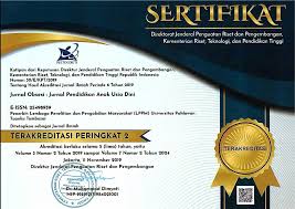 Contoh tesis uin bandung bernard october 17, 2019. Jurnal Obsesi Jurnal Pendidikan Anak Usia Dini