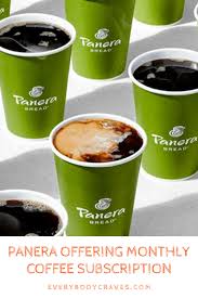 Panera Launches A New 8 99 A Month Unlimited Coffee Subscription Everybodycraves Coffee Subscription Coffee Plan Cold Brew Iced Coffee
