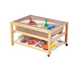 Childcraft Sand And Water Table With Shelf And Cover Clear Tub 42 3 8 X 30 1 8 X 23 5 8 Inches In 2020 Sand And Water Table Kids Water Table Water Table Activities