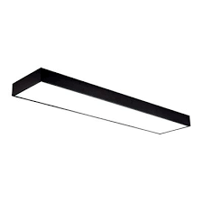 Seamless Connection Modern Black Linear Ceiling Light 20w 40w High Output Led Rectangular Flush Mount Lighting 23 62in 35 43in 47 24in Long In 2020 Flush Mount Lighting Flush Lighting Flush Mount Kitchen Lighting