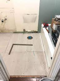 If you rent the apartment or home, this can be done by laying down thick carpets or rugs, or even installing new, thick carpet if your landlord agrees. Laying Floor Tiles In A Small Bathroom Houseful Of Handmade