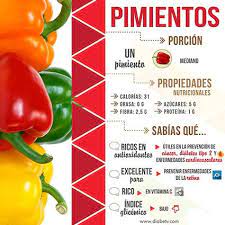 Aportes Nutricionales De Los Pimientos Da Clic En La Imagen Ampl Frutas Y Verduras Beneficios Comida Saludable Adelgazar Bajar De Peso Beneficios De Alimentos