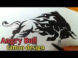 Drawing Angry Bull Tattoos Designs On Paper Art How To Draw Bull Sketch Bull Tattoos Drawing Easy Bull Tattoo Design Angry Bull Tattoo Design Bull Tattoos