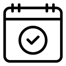 Black And White Calendar Icon Check Out Calendar Icon From Iconbros Calendar Icon Free Icons Icon