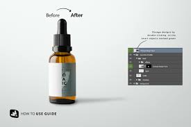 Essential Oil Bottle Packaging Mockup In Packaging Mockups On Yellow Images Creative Store
