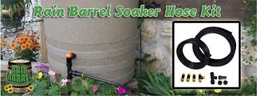 Shipping is available for online orders of the soaker hose kits and 50' w/male/female end items. Rain Barrel Soaker Hose Kit For Flower And Vegetable Gardens Soaker Hose For Low Pressure Gravity Fed Systems Collect The R Rain Barrel Soaker Hose Soaker