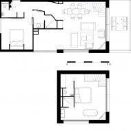 Plan Appartement Duplex 100m2 Appartement Duplex Plans De Maison Duplex Plan De Maison Mitoyenne