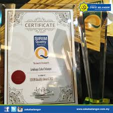 Fatwa kadar 'uruf emas perhiasan negeri selangor (pindaan). Zakat Selangor Terima Anugerah Kualiti Sirim 2017 Lembaga Zakat Selangor