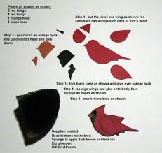 Bird With Red Triangle On Back Of Head Related Image Bird Crafts Stampin Up