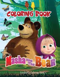 For cartoon lovers, of course familiar with the cartoon masha and the bear. Buy Masha And The Bear Coloring Book Coloring Book Children 2 8 Years Make Your Child Happy With This Masha And The Bear Coloring Book 60 Images Of The Beloved Coloring Characters Great