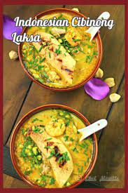 Indonesian Cibinong Laksa Shrimp Noodle Soup Recipe Laksa Indian Food Recipes Indonesian Food