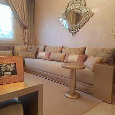 Pouf marocain en laine beige et marron. Salon Marocain Beige Interieur Sur Mesure Moroccan Living Room Home Decor Moroccan Inspired Living Room