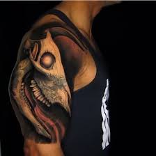 Dwayne The Rock Johnson After Approximately 30 Hours Of Tattooing 4 Sessions With My Good Bud And Ico Bull Skull Tattoos The Rock Bull Tattoo Bull Tattoos