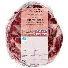M S Select Farms British Rib Of Beef Ocado