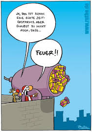 Kanone Pakete Feuer Zeitersparnis Lustige Cartoons Weihnachtswitze Lustige Bilder