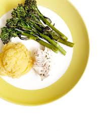 Top with slices of butter and dust with black or white pepper (plus a sprinkle of salt if using unsalted butter). Crispy Thyme Haddock And Broccolini Aip Gaps Gluten Free Dairy Free Paleo Keto The Realistic Holistic