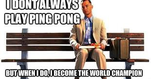 Here's 7 ways how to play by yourself! Like A Boss Tabletennis Table Tennis Stuffed Peppers Ping Pong