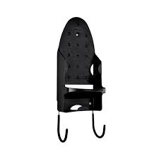 And the ironing board rack with five hooks underneath for hanging clothes. Wall Mount Iron Hanging Holder Hook Ironing Board Hotel Iron Rack Storage Hanger Ironing Boards Home Garden Worldenergy Ae
