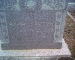 Harry Hinton (1874-1914)