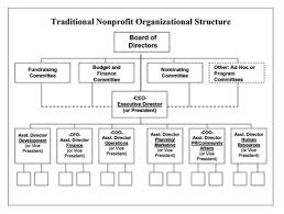 Nonprofit Organization Structure Flow Chart Great Resource
