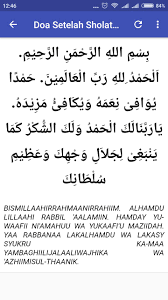 Doa Setelah Sholat Fardhu Para Android Apk Baixar