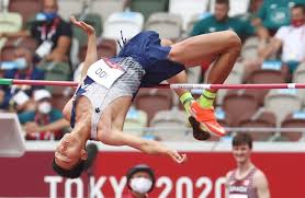 First world record high jump. L 0cm05jpr3eqm