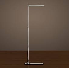 The new aluminium shade emits a brighter light with better diffusion while the four step dimmer allows brightness control. Slimline Task Floor Lamp Restoration Hardware Floor Lamps Task Floor Lamp Lamp