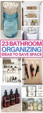 Organize your bathroom with these genius bathroom organization ideas. These Small Bathroom Organization Hacks Are Brilliant And Will Save So Much Space Small Bathroom Organization Bathroom Organization Hacks Bathroom Organization