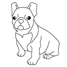 French Bulldog Coloring Page Coloring Sky Dog Coloring Page French Bulldog Drawing Puppy Coloring Pages